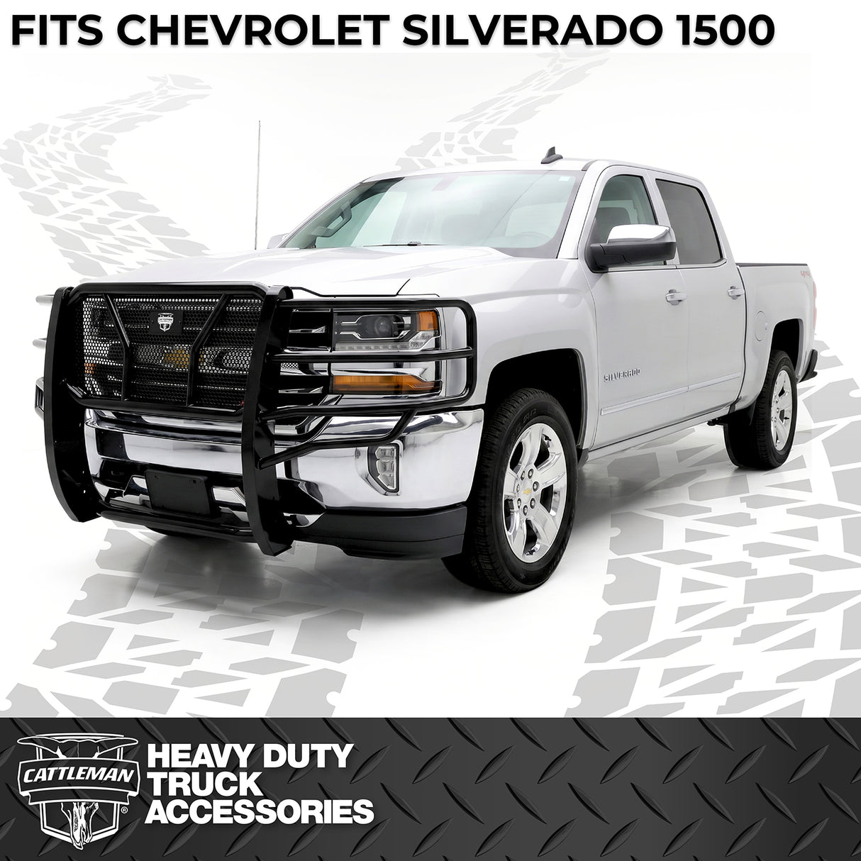 Grille Guard For Chevrolet Silverado 1500 (1157B)