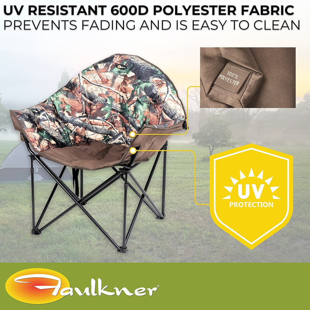 Faulkner 52285h Camping Chair||flk_52285h_Big Dog Bucket Chair_Camo_B2c_7.Jpg||91||flk52285h||1596619