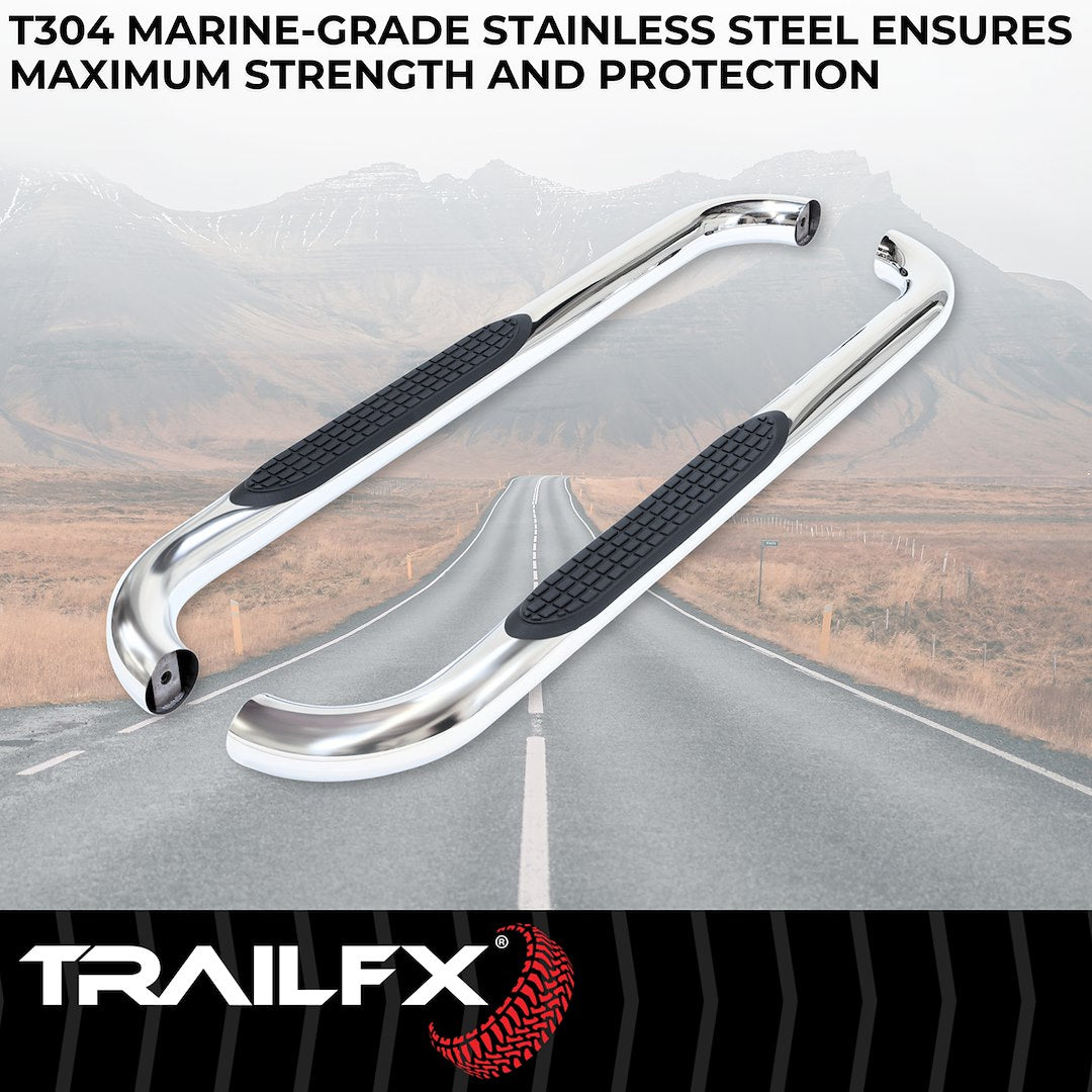 Trailfx A0061s Nerf Bar||t83_A0061s_3 Inch Round Step Bar_Standard_B2c_2.Jpg||86||t83a0061s||1515741