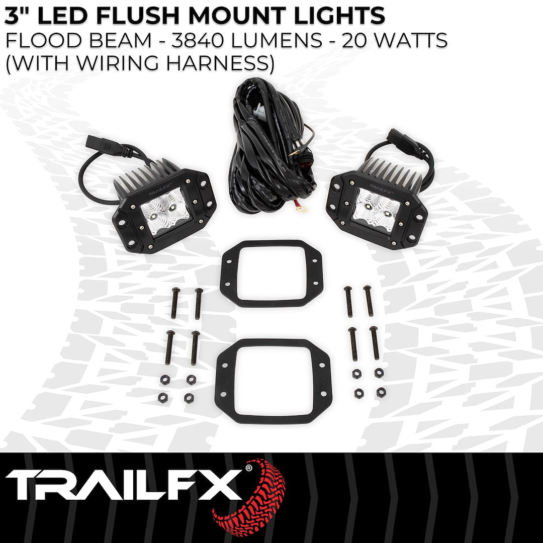 Trailfx 2x2fmf2 Driving/ Fog Light||t8l_2x2fmf2_Led Flush Mount Lights_B2c_5.Jpg||89||t8l2x2fmf2||1771854