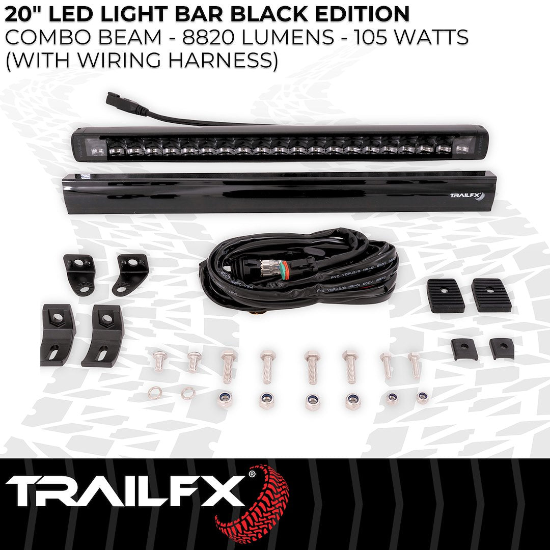 Trailfx 20srbkcm Light Bar||t8l_20srbkcm_Led Light Bar_Blk_B2c_5.Jpg||89||t8l20srbkcm||1779862