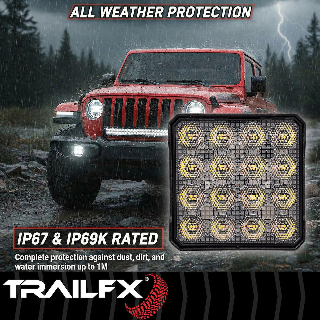 Trailfx 4x4wlamf1 Work Light||t8l_4x4wlamf1_Led Work Light_B2c_10.Jpg||94||t8l4x4wlamf1||1779975