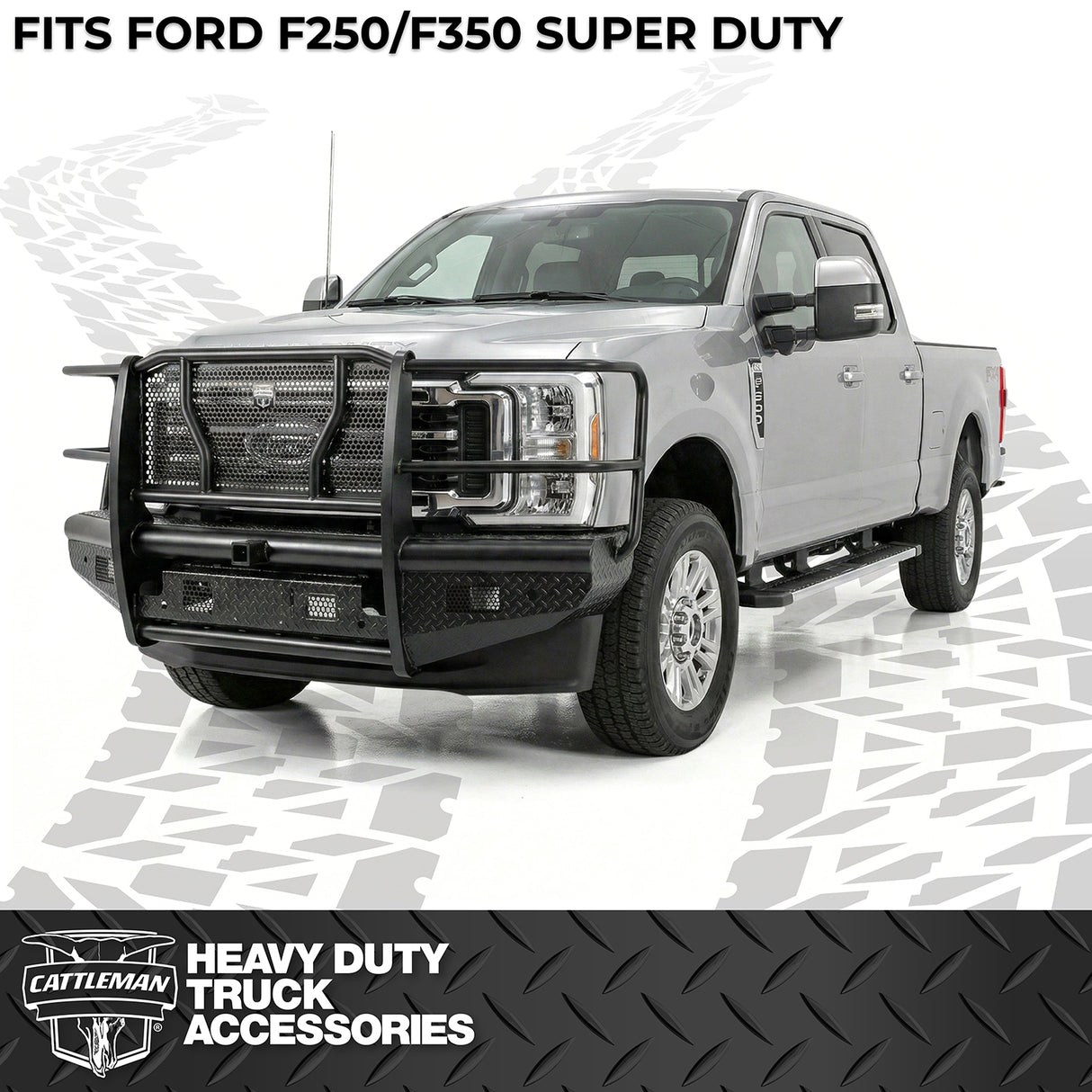 Front Bumper for Ford F250/F350, w/Rec (2370PRS)
