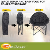 Faulkner 49570h Camping Chair||flk_49570h_Big Dog Bucket Chair_Black_B2c_5.Jpg||89||flk49570h||1595409