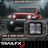 Trailfx 2x2fmbkf1 Driving/ Fog Light||t8l_2x2fmbkf1_Led Flush Mount Light_B2c_9.Jpg||93||t8l2x2fmbkf1||1771836