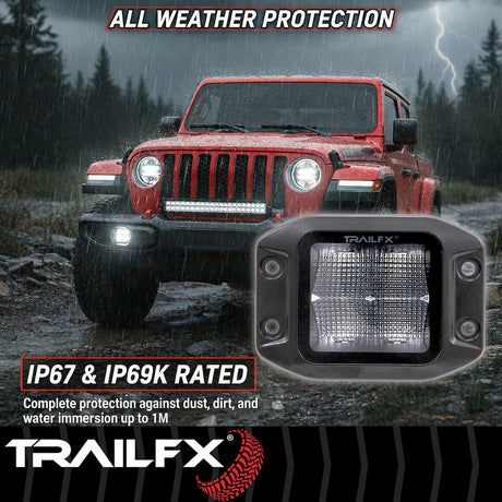 Trailfx 2x2fmbkf1 Driving/ Fog Light||t8l_2x2fmbkf1_Led Flush Mount Light_B2c_9.Jpg||93||t8l2x2fmbkf1||1771836