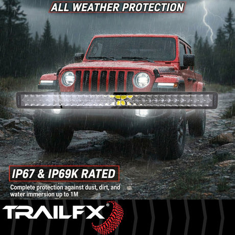 Trailfx 30drbkcm Light Bar||t8l_30drbkcm_Double Row Led Light Bar_Blk_B2c_9.Jpg||91||t8l30drbkcm||1779899