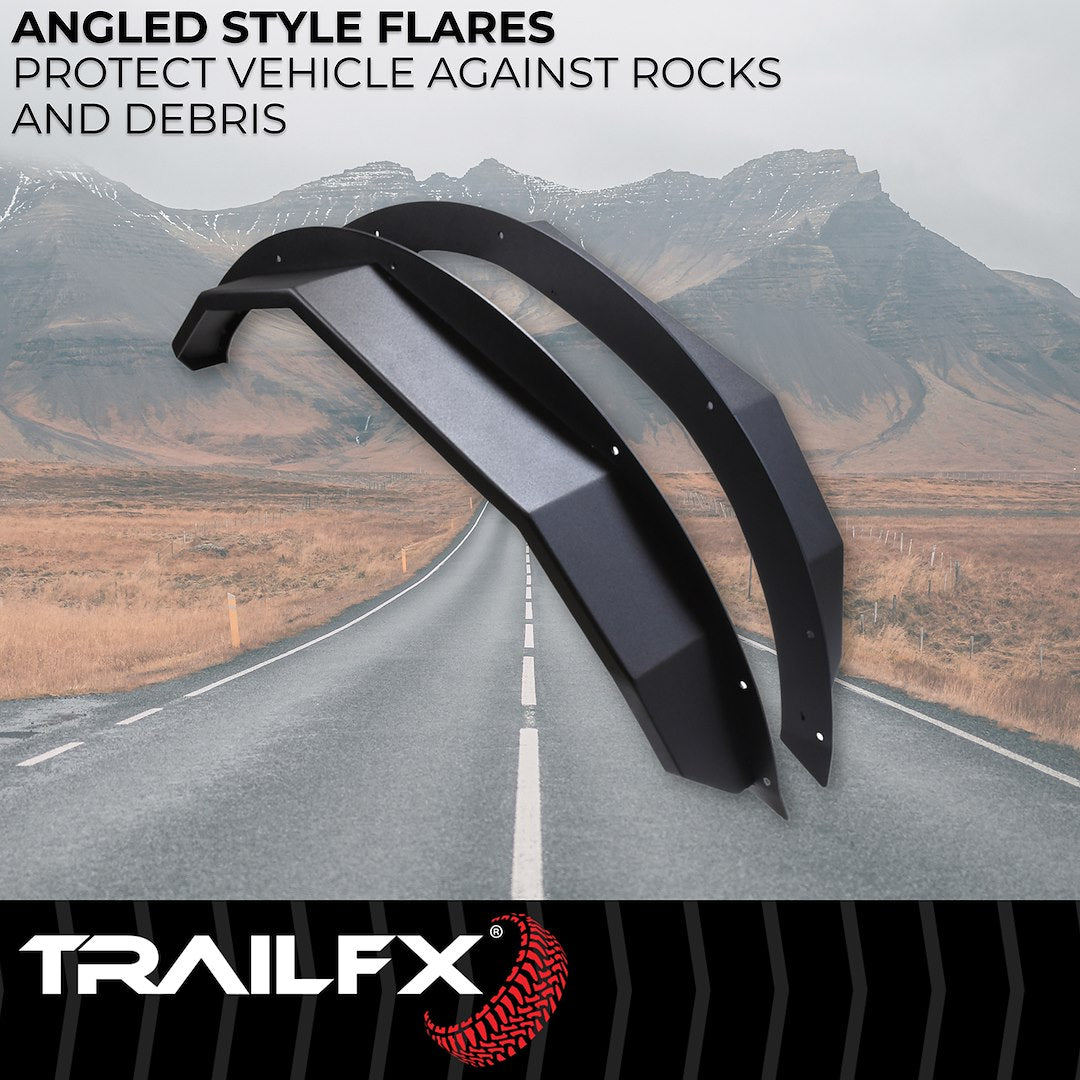 Trailfx Br014t Fender Flare||t83_Br014t_Angled Rear Fender Flares_B2c_2.Jpg||86||t83br014t||1573835