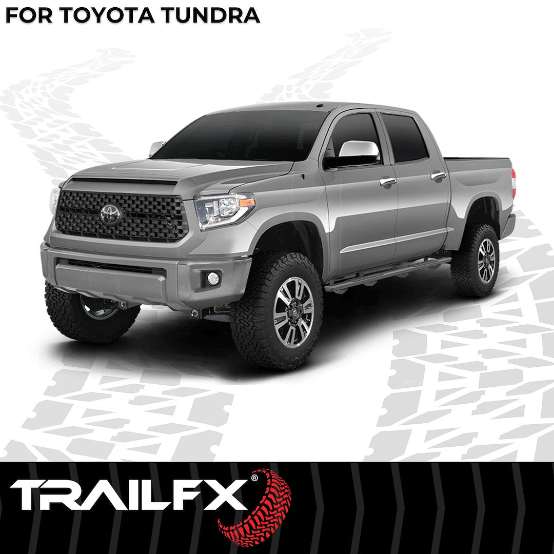 A4 Step Bars For Toyota Tundra Crew Max (AL4022B) – TrailFX.com