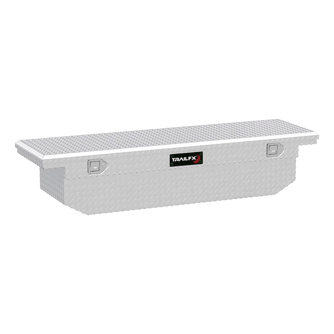 69 Inch Aluminum Low Profile Single Lid Crossover Toolbox- Brite