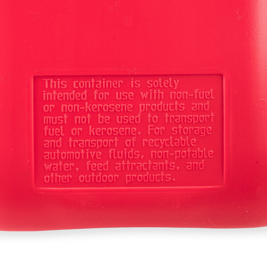 Utility Jug, 5 Gallon- Red (8830) – TrailFX.com