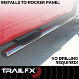 Trailfx 2940413051 Nerf Bar||t83_2940413051_4 Inch Oval Straight Step Bar_Crew_B2c_7.Jpg||91||t832940413051||1521120
