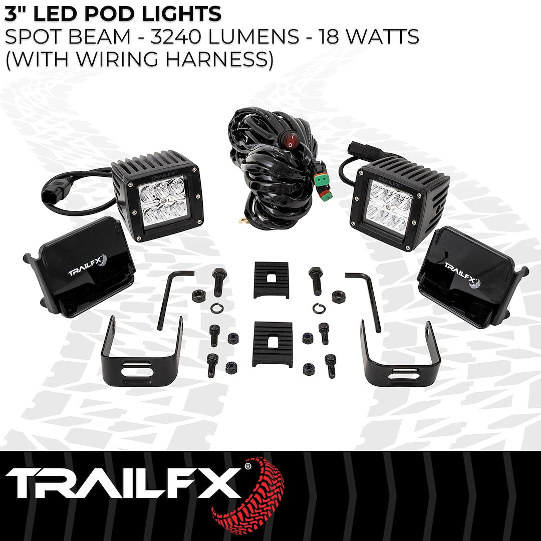 Trailfx 3x2s2 Driving/ Fog Light||t8l_3x2s2_Led Pod Lights_B2c_5.Jpg||89||t8l3x2s2||1771901