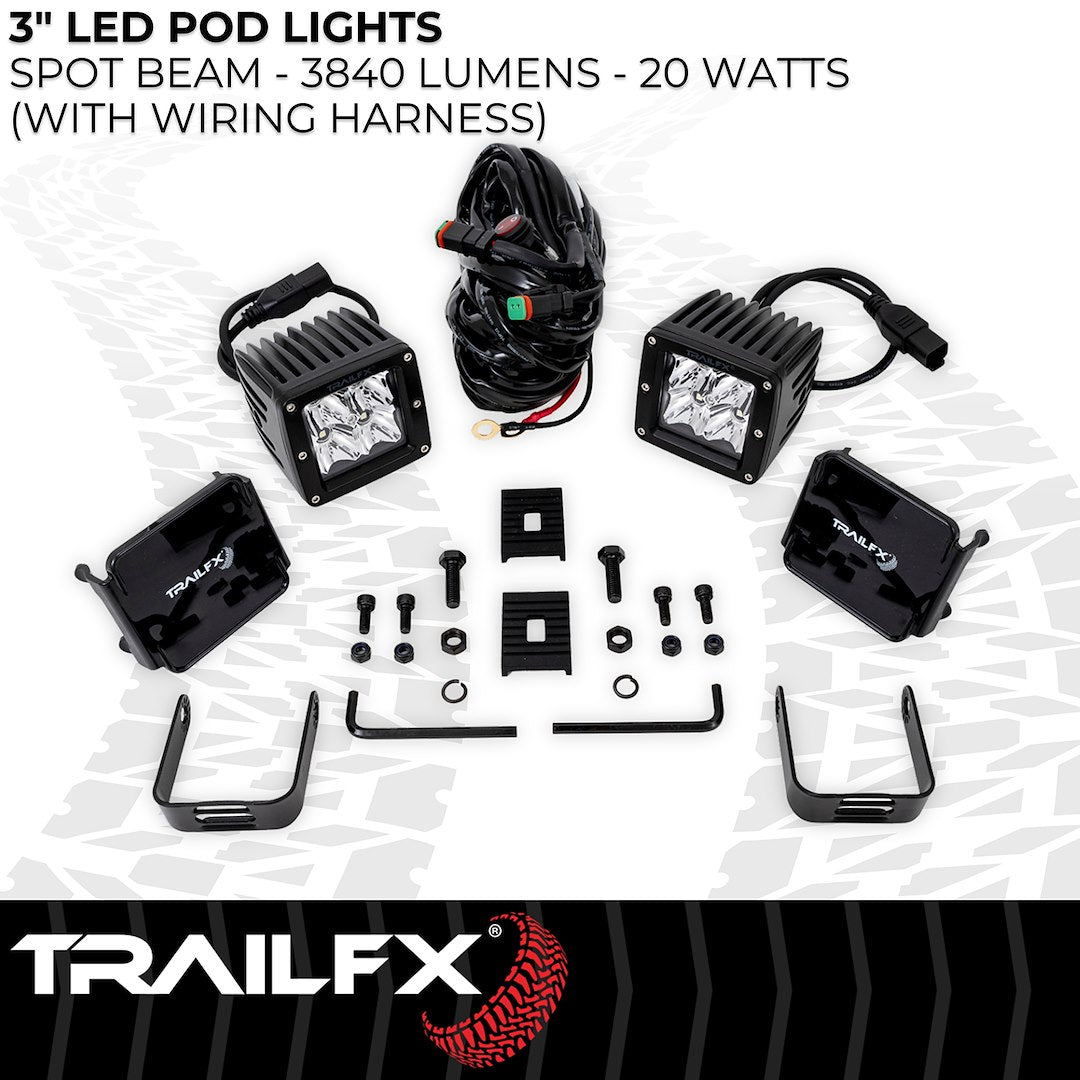 Trailfx 2x2s2 Driving/ Fog Light||t8l_2x2s2_Led Pod Lights_B2c_5.Jpg||89||t8l2x2s2||1771865