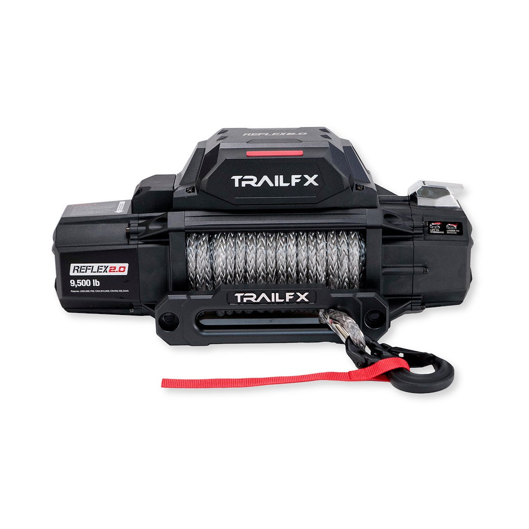 Reflex 2.0 Synthetic Rope Winch 9500 Lb (WRS295B) – TrailFX.com