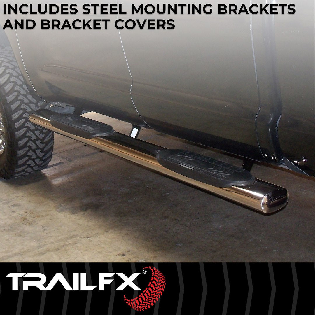 Trailfx A8201s Nerf Bar||t83_A8201s_6 Inch Oval Straight Step Bar_Extended_B2c_6.Jpg||90||t83a8201s||1548545