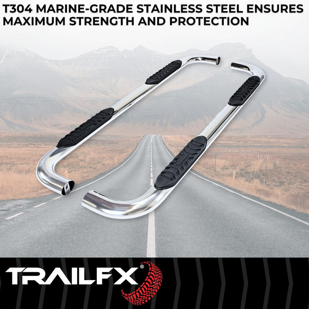 Trailfx A1013s Nerf Bar||t83_A1013s_4 Inch Oval Bent Step Bar_Extended_B2c_2.Jpg||86||t83a1013s||1521208