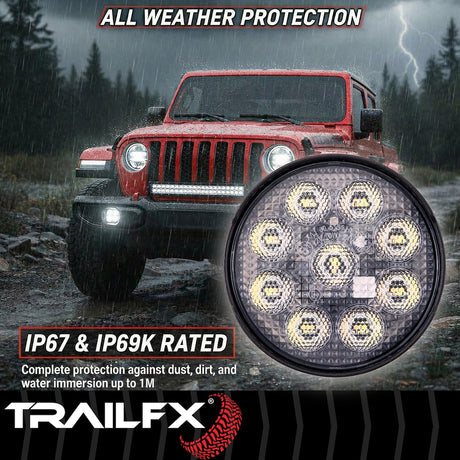 Trailfx 4rndwlamf1 Work Light||t8l_4rndwlamf1_Rnd Work Light_B2c_10.Jpg||94||t8l4rndwlamf1||1779963