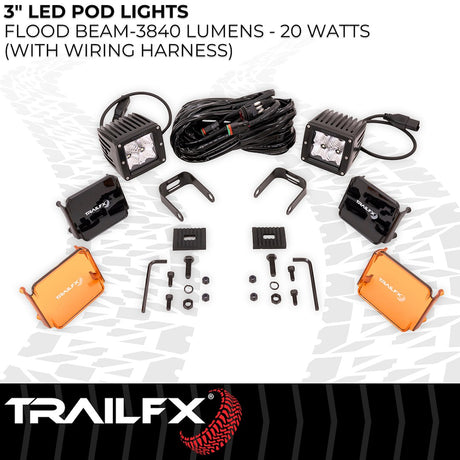 Trailfx 2x2f2 Driving/ Fog Light||t8l_2x2f2_Led Pod Lights_B2c_5.Jpg||89||t8l2x2f2||1771820