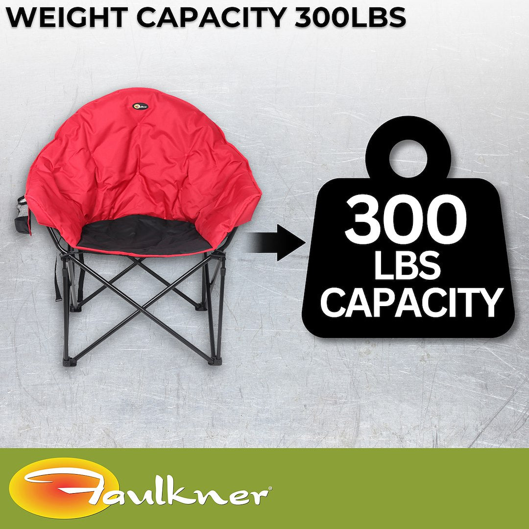 Faulkner 49579h Camping Chair||flk_49579h_Big Dog Bucket Chair_Red Black_B2c_7.Jpg||91||flk49579h||1594963