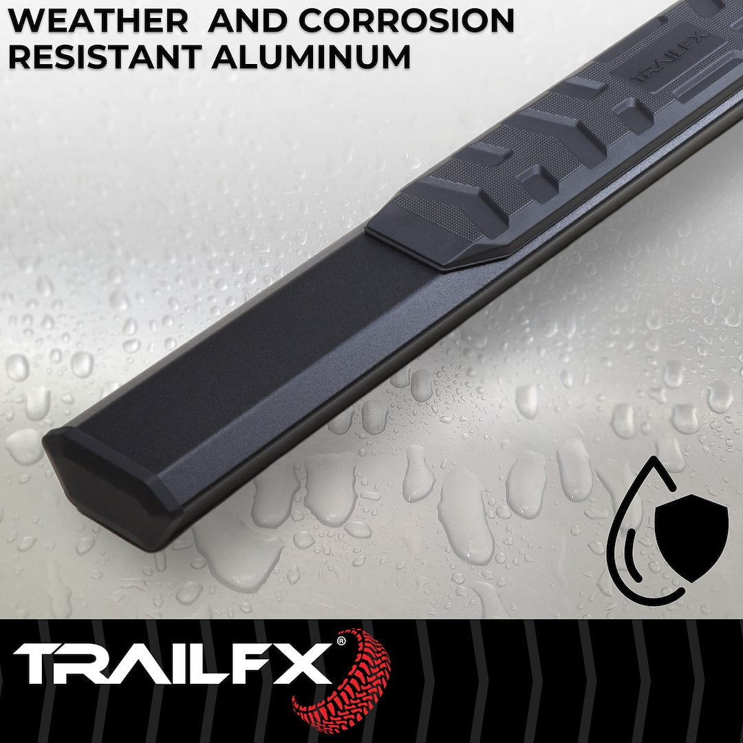 A4 Step Bars For GM Silverado/Sierra Crew Cab (AL4004B) – TrailFX.com