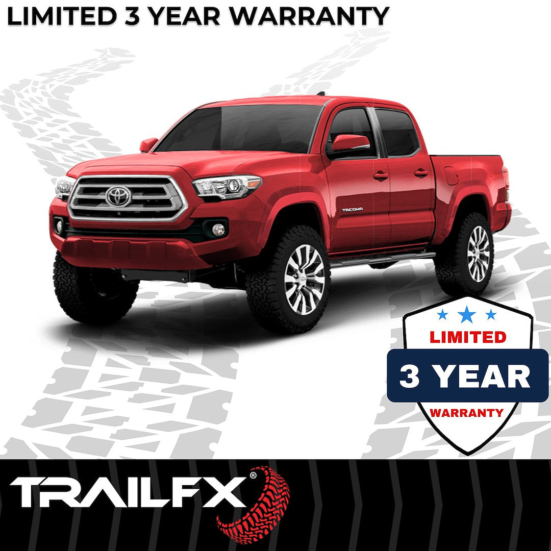 T4 Trapezoid Step Bar For Toyota Tacoma Double-Black (A4013B