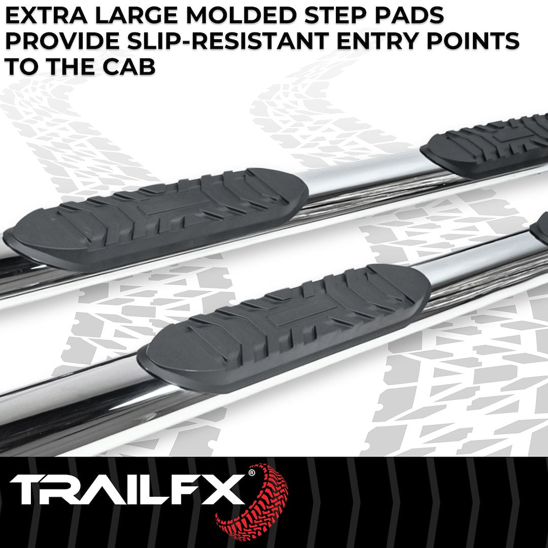 Trailfx A1561s Nerf Bar||t83_A1561s_4 Inch Oval Straight Step Bar_Crew_B2c_3.Jpg||87||t83a1561s||1725782