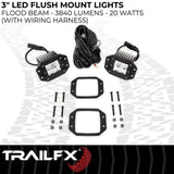 Trailfx 2x2fmf2 Driving/ Fog Light||t8l_2x2fmf2_Led Flush Mount Lights_B2c_5.Jpg||89||t8l2x2fmf2||1771854