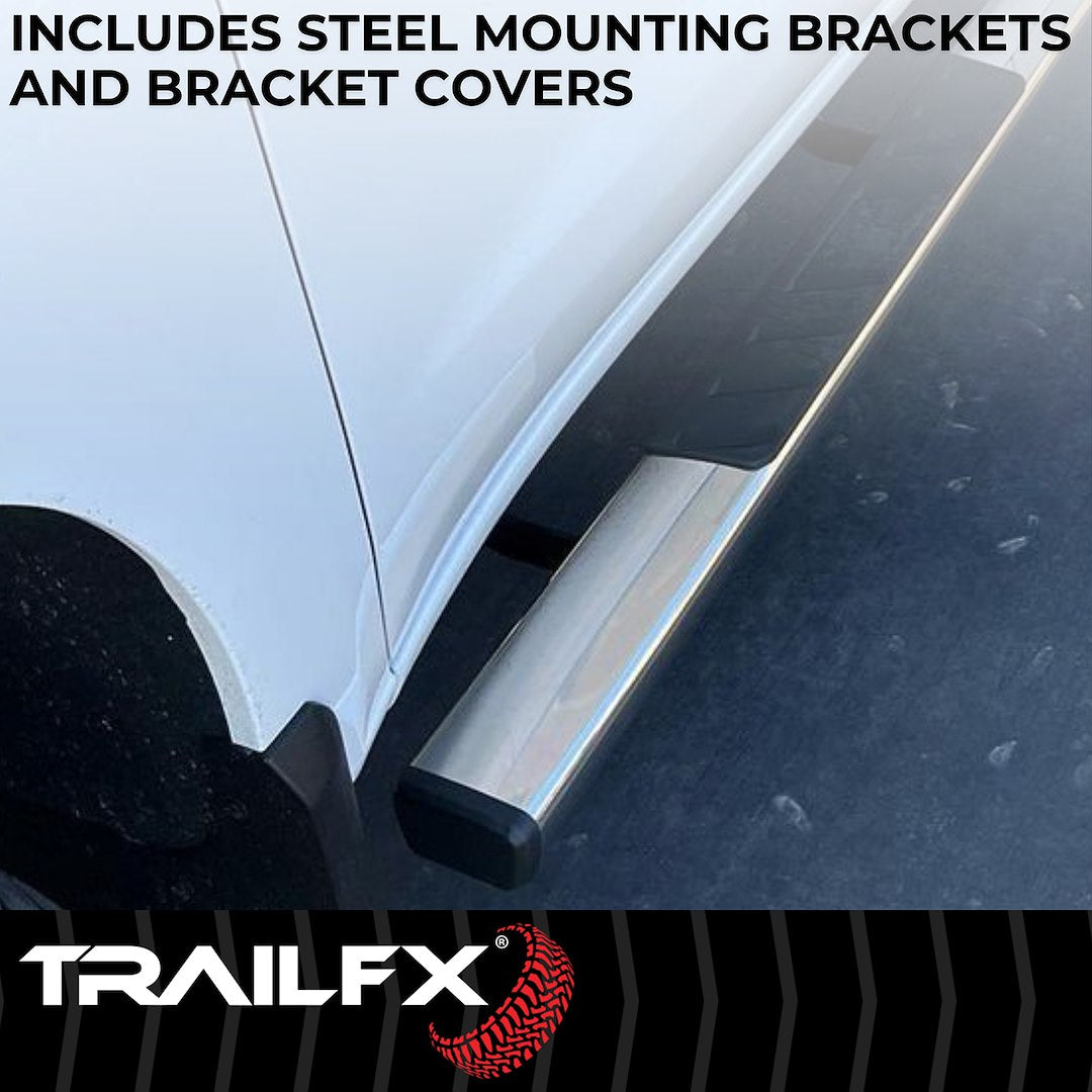 T4 Trapezoid Step Bar For Ram 1500-3500 Crew-Stainless (A4012S
