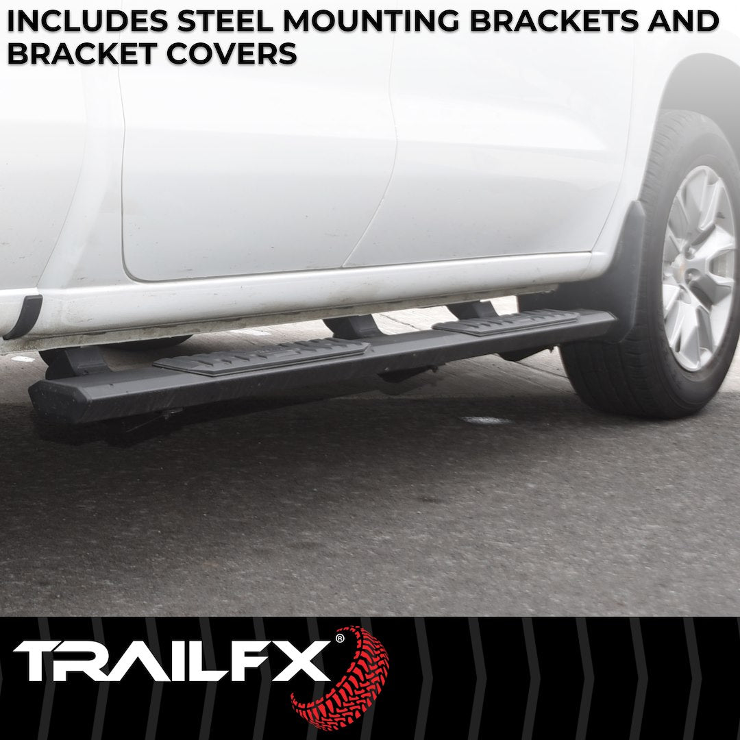 A4 Step Bars For RAM 1500 Crew Cab (AL4010B) – TrailFX.com