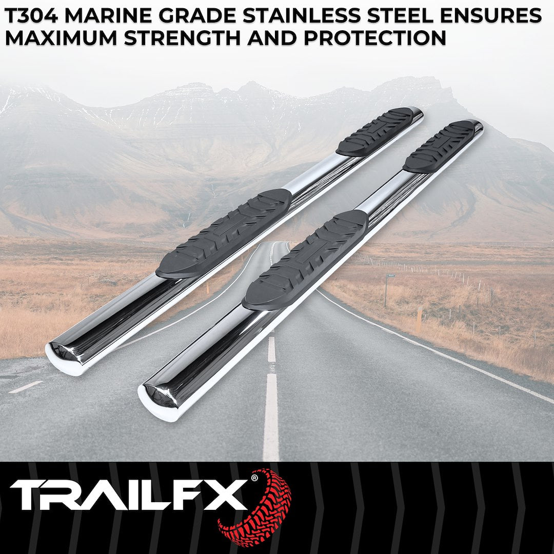 Trailfx A1561s Nerf Bar||t83_A1561s_4 Inch Oval Straight Step Bar_Crew_B2c_2.Jpg||86||t83a1561s||1725781