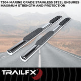 Trailfx A1561s Nerf Bar||t83_A1561s_4 Inch Oval Straight Step Bar_Crew_B2c_2.Jpg||86||t83a1561s||1725781