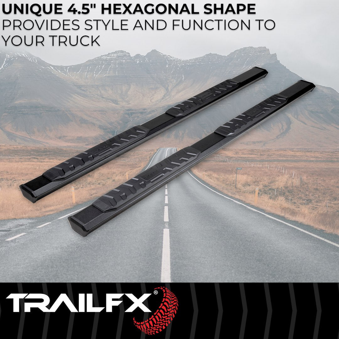 A4 Step Bars For RAM 1500 Crew Cab (AL4010B) – TrailFX.com