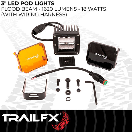 Trailfx 3x2f1 Driving/ Fog Light||t8l_3x2f1_Led Pod Light_B2c_5.Jpg||89||t8l3x2f1||1771877