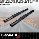 Trailfx A1546t Nerf Bar||t83_A1546t_4 Inch Oval Straight Step Bar_Standard_B2c_2.Jpg||86||t83a1546t||1521054