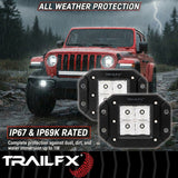 Trailfx 2x2fmf2 Driving/ Fog Light||t8l_2x2fmf2_Led Flush Mount Lights_B2c_9.Jpg||93||t8l2x2fmf2||1771858