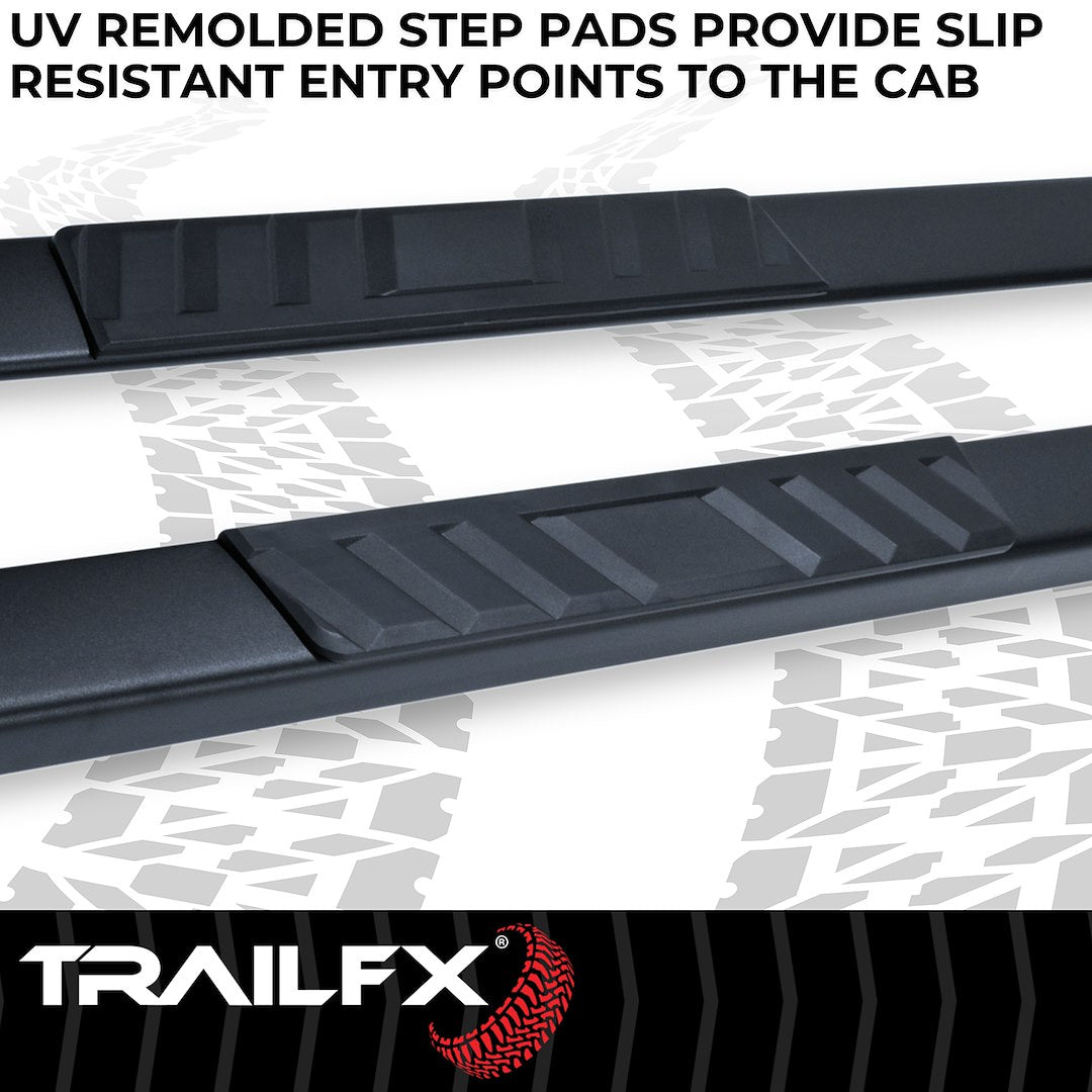 T4 Trapezoid Step Bar For GM Silverado/Sierra Extended-Black