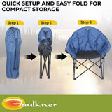 Faulkner 49575h Camping Chair||flk_49575h_Big Dog Bucket Chair_Blue Black_B2c_5.Jpg||89||flk49575h||1593900
