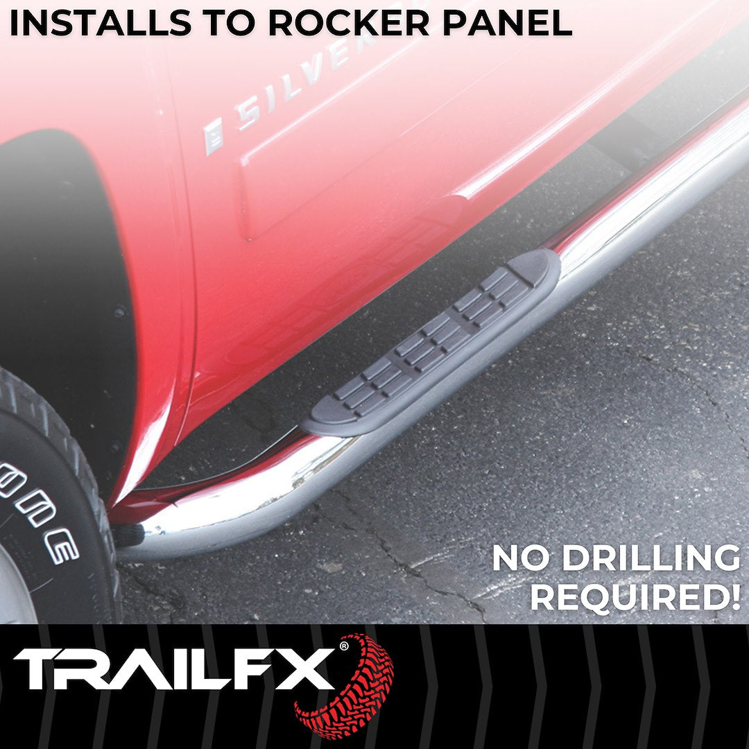 Trailfx A0046s Nerf Bar||t83_A0046s_3 Inch Round Step Bar_Standard_B2c_6.Jpg||90||t83a0046s||1515685