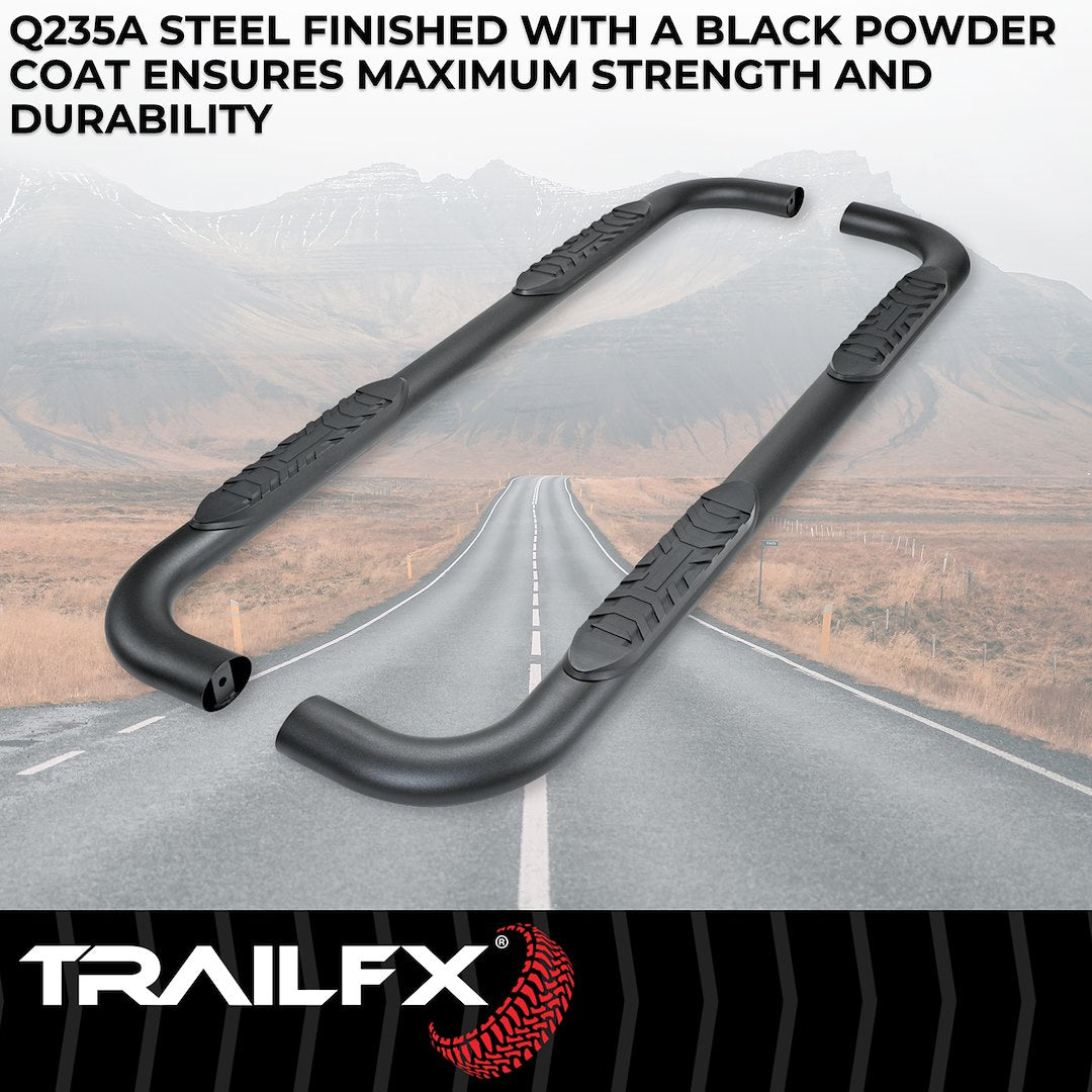 Trailfx A1013b Nerf Bar||t83_A1013b_4 Inch Oval Bent Step Bar_Extended_B2c_2.Jpg||86||t83a1013b||1521172