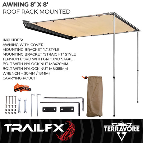 Trailfx Awn003 Awning||t8o_Awn003_Awning_B2c_2.Jpg||87||t8oawn003||847807