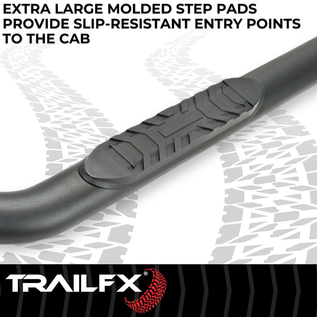 Trailfx A1013b Nerf Bar||t83_A1013b_4 Inch Oval Bent Step Bar_Extended_B2c_3.Jpg||87||t83a1013b||1521173