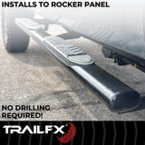 Trailfx A7067b Nerf Bar||t83_A7067b_5 Inch Oval Bent Step Bar_Extended_B2c_7.Jpg||91||t83a7067b||1528668