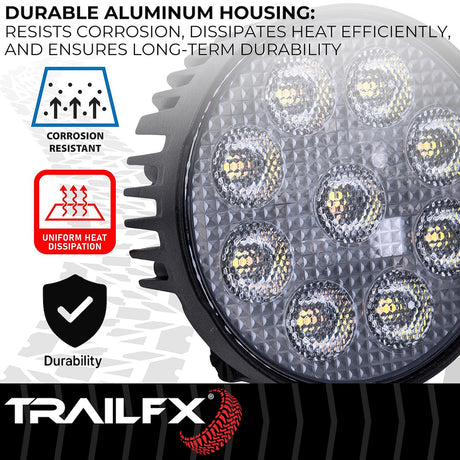Trailfx 4rndwlamf1 Work Light||t8l_4rndwlamf1_Rnd Work Light_B2c_8.Jpg||92||t8l4rndwlamf1||1779961