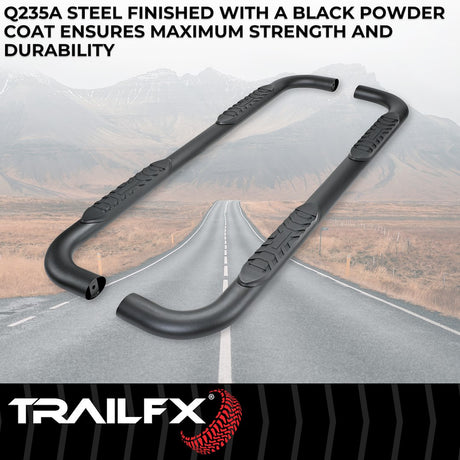 Trailfx A1011b Nerf Bar||t83_A1011b_4 Inch Oval Bent Step Bar_Extended_B2c_2.Jpg||86||t83a1011b||1521110