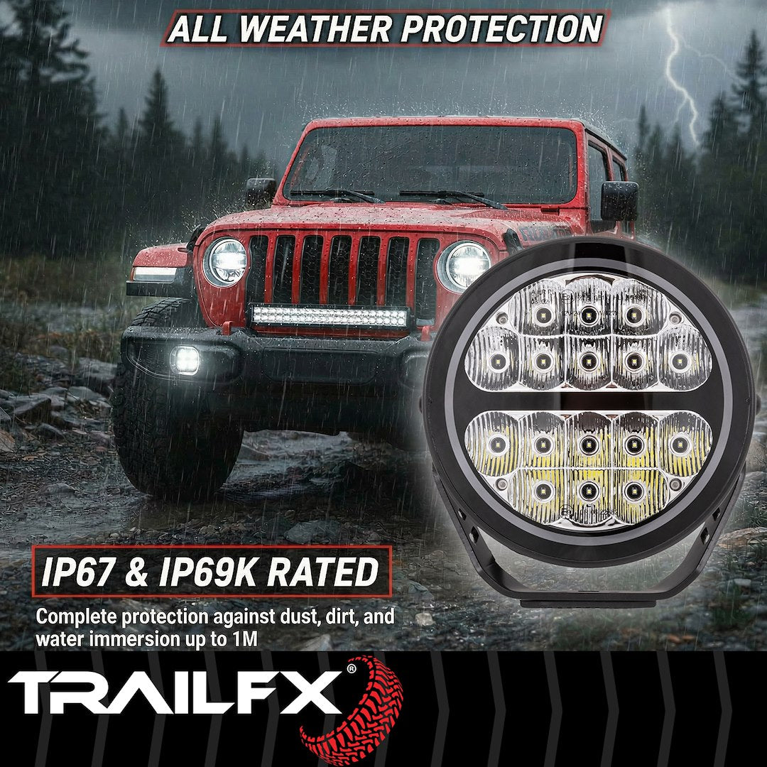 Trailfx 7rndf2 Driving/ Fog Light||t8l_7rndf2_Rnd Work Lights_B2c_9.Jpg||93||t8l7rndf2||1771917