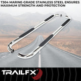 Trailfx A0009s Nerf Bar||t83_A0009s_3 Inch Round Step Bar_Extended_B2c_2.Jpg||86||t83a0009s||1515989