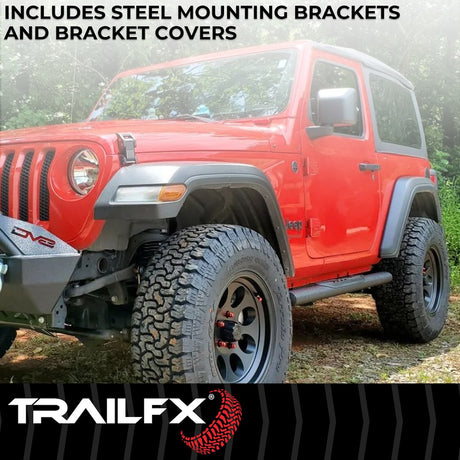 Trailfx A1546t Nerf Bar||t83_A1546t_4 Inch Oval Straight Step Bar_Standard_B2c_6.Jpg||90||t83a1546t||1521053