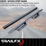 Drop Down Hoop Step Bars For Toyota Tundra Crew Max (DHS021B)
