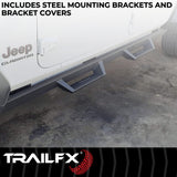 Drop Down Hoop Step Bars For Ford Ranger Crew Cab (DHS022B)